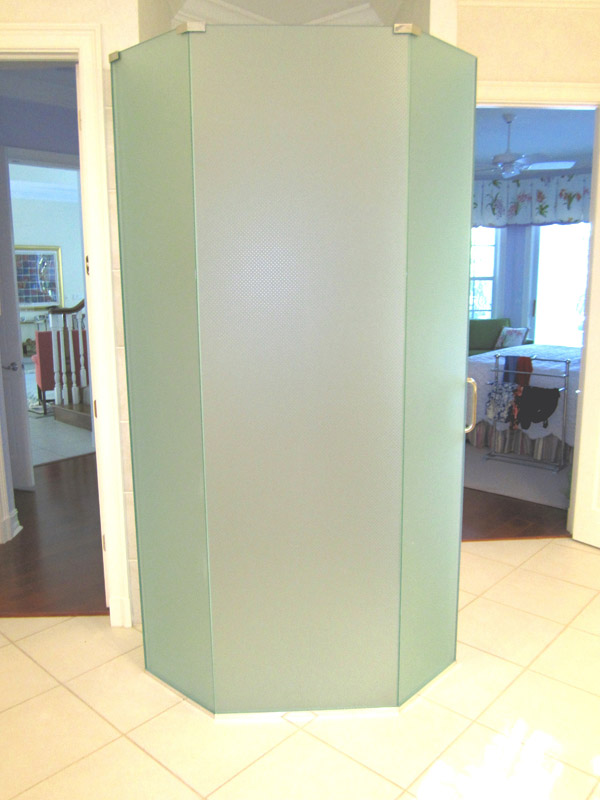 Frosted Shower Doors Ft Myers, Florida
