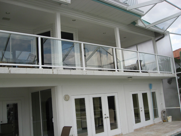 Glass Railings Barefoot Beach, Florida